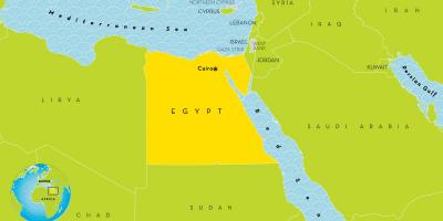 Главни град Египта на мапи