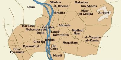 Карта Каира и околине