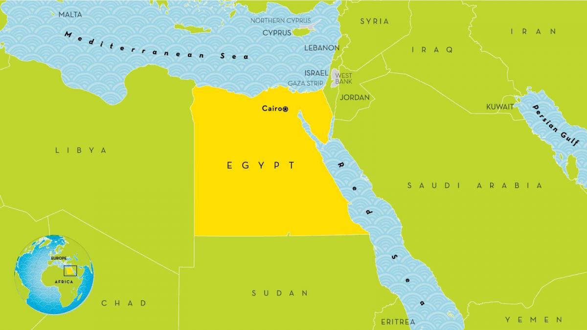 карта Африке Каиро