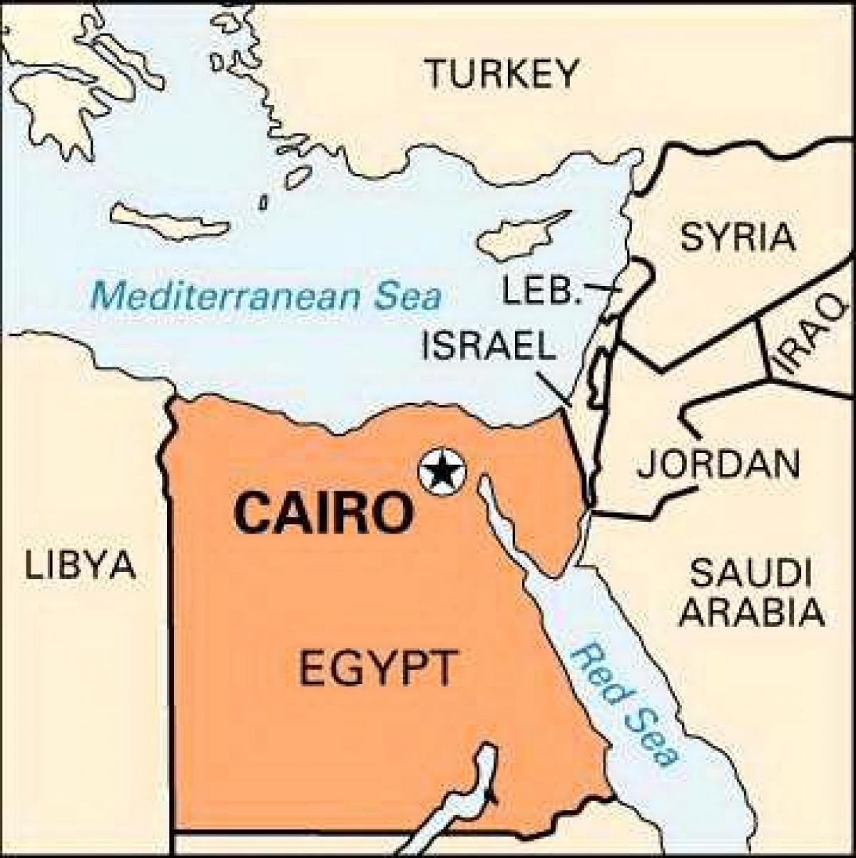 Карта Каира месту