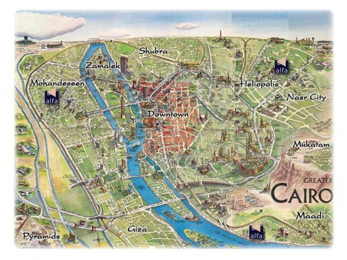 Карта мохандесин Каиро